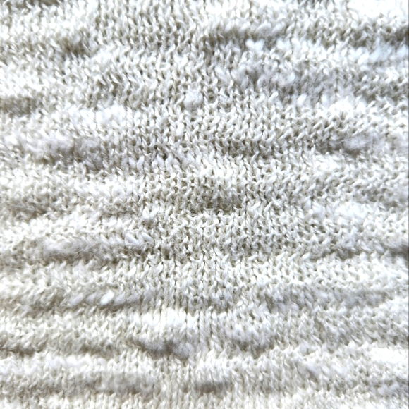 NWT Eileen Fisher Organic Cotton Linen Slub Hooded Cardigan Straight Fit in Bone - Picture 7 of 8